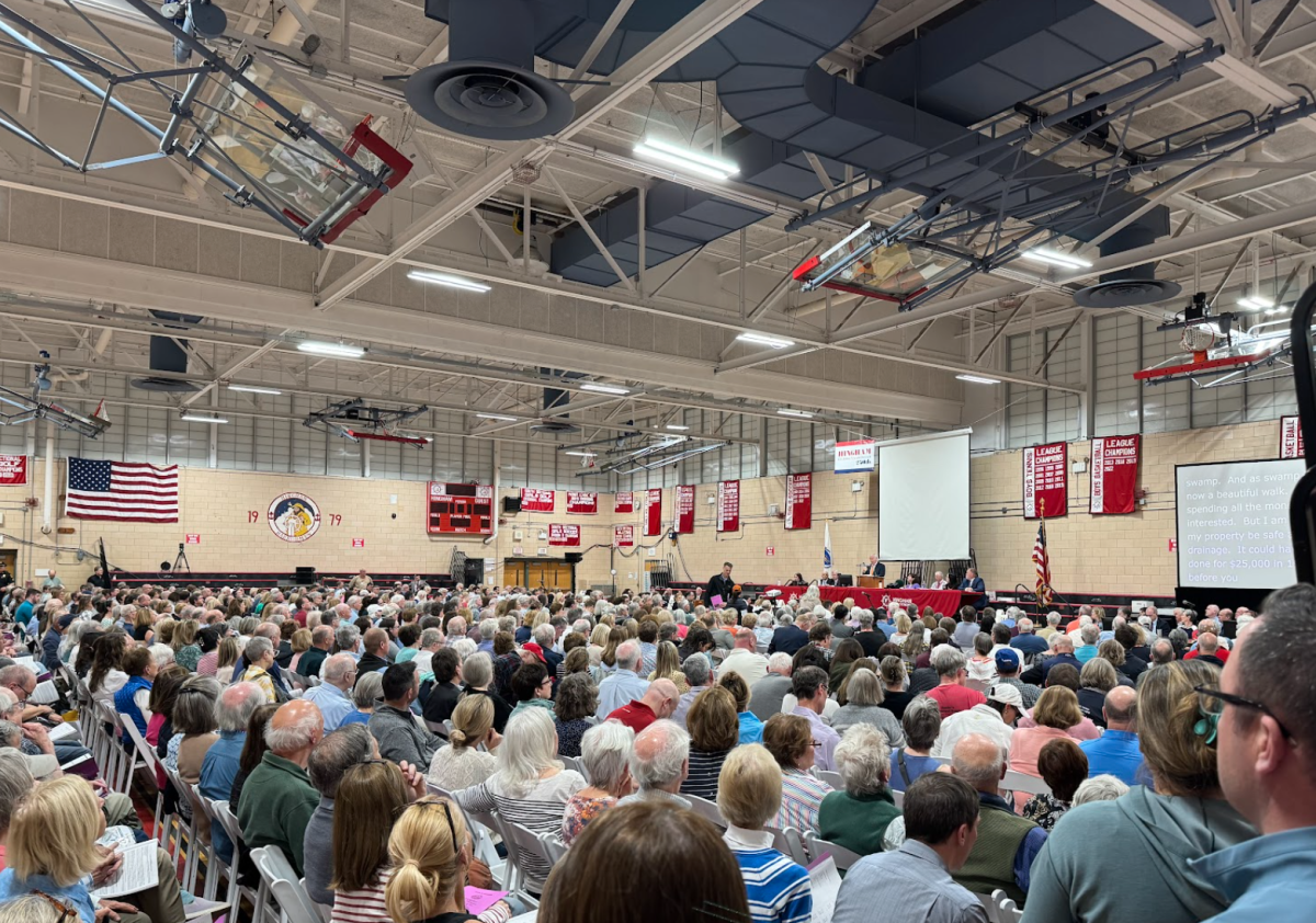Hingham community members decide on important town matters.